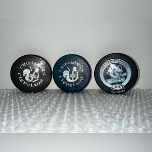 Hockey Pucks 3 Total